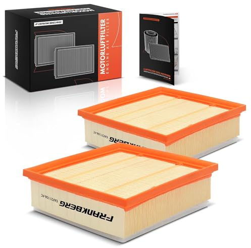 Frankberg 2x Engine Air Filter Petrol/Diesel Compatible with Corsa D S07 1.0L-1.7L 2006-2014 Corsa D Box/Hatchback S07 1.0L 1.2L 2006-2014 Punto 1.4L 2010-2012 Replace# 55184249