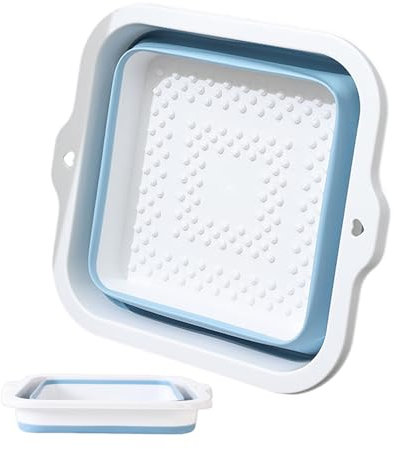 ETUCYNG Baignoire de bain de pieds | Baignoire pour tremper les pieds – Grand bac pliable antidérapant avec 168 points de massage pour femme, homme, personnes âgées, ménage, voyage