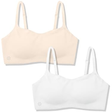 SALIA Girl Cloudcozy - Reggiseno Sportivo Morbido Regolabile per Ragazze, Senza Cuciture, con Imbottitura Fissa, per Adolescenti | Reggiseno sportivo regolabile, scollo quadrato, invisibile, morbido, senza ferretto, facile da indossare