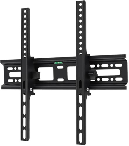 Soporte TV Pared 32 Pulgadas a 55 Pulgadas, Soporte TV Pared Inclinable para Monitores Planos y Curvos LED, LCD y OLED, VESA Máximo 400 x 400 mm, Incluye Tornillos y Accesorios