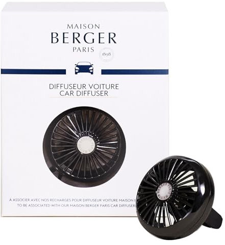 Lampe Berger Autoduft Car Wheel Gun Metal, klar