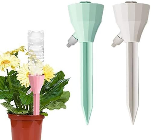 Automatische Bewässerung von Pflanzen - Blumen - Garten,TopfpflanzenGarten Pflanzen Blumen Bewässerungssystem,Wasserspender für Pflanzen,Einstellbar Bewässerungssystem, Tropfbewässerung (3 Stück)
