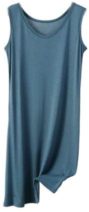 MGDIFYXAA Camicia da Notte Donna - Camicie da Notte Estive Camicia da Notte Senza Maniche in Cotone da Donna Camicia da Notte Allentata da Donna Taglie Forti Abito da Notte Casual per La Casa