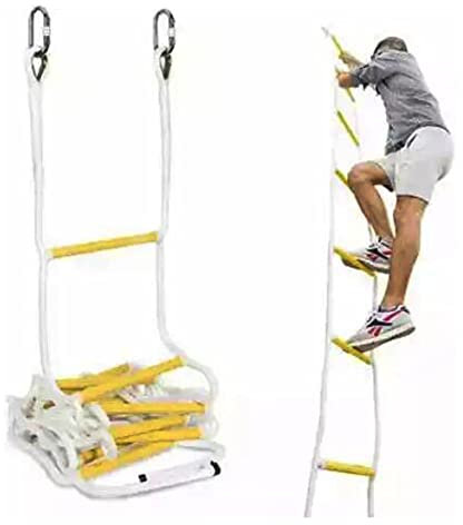 Emergency Industrial Fire Escape Rope Ladders Fire Escape Rope Ladder Flame Resistant Safety Ladder/18M/59Ft