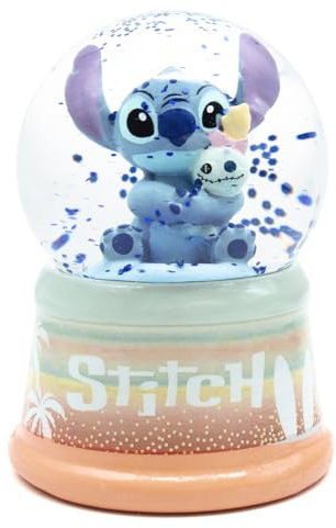 Boule à neige Stitch | Décoration de Noël Ballon en verre | Produit officiel