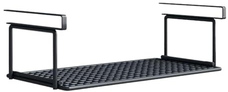 Organizador de cesta de almacenamiento para estante inferior – Material duradero | Estante colgante extensible | Organizador de armario para ahorrar espacio | Bandeja extensible multicapa para zapatos