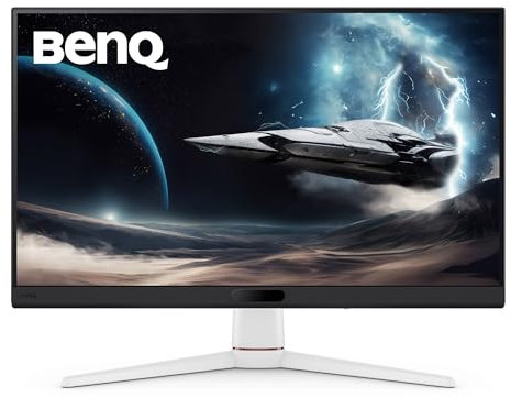 BenQ MOBIUZ EX271 Gaming Monitor Weiß 27 FHD 180Hz, 1ms Reaktionszeit, AMD FreeSync, AI-Farbmodus, Color Vibrance, Light Tuner, 95% P3, Lautsprecher 2,5W, HDMI 2.0, DP 1.2, USB-Hub