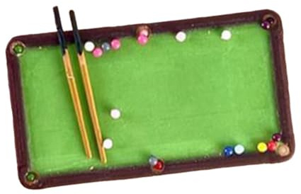 1:64 Scale Pool Table Model Mini Props for City Street Scene Sand Table