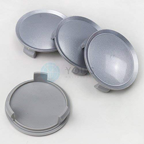 4 x Nabenkappen Nabendeckel Felgendeckel 75,0-70,0 mm silber lackiert