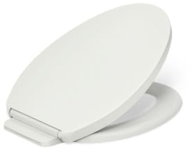 KOHLER K-26801-NY Impro ReadyLatch Quiet Close Elongated Toilet Seat, Dune, Grip-Tight Hardware, Quiet-close Lid Prevents Slamming