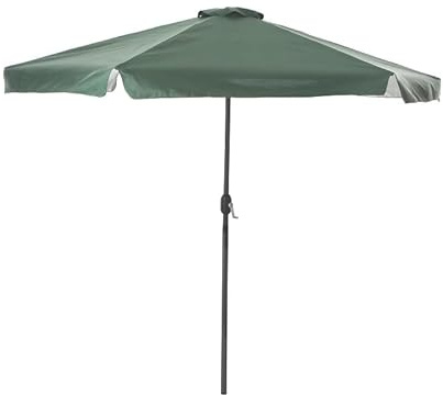 Aremar Sombrilla Terraza Exterior Grande Octogonal 3 Metros de Diámetro, Sombrilla Jardín Grande 244 x 300 cm. Tela Poliéster 150gr/m2, Aluminio, Protección Solar UV50+ (Verde)