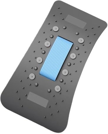 Tabla Lumbar para la Espalda - Con Calefacción, Imán y Ergonómico - Dispositivo De Estiramiento Lumbar Para Crujidos,de Molestias Cervicales para Mujeres y Hombres en Hogar