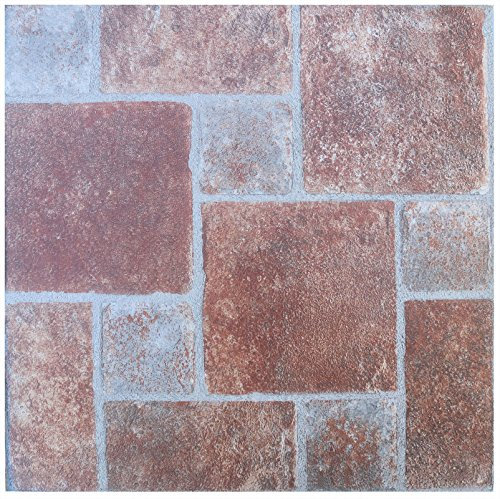 Floor Tiles self Adhesive Vinyl Flooring Kitchen Bathroom Hallway Easy to use