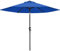 ABCCANOPY 230cm Sonnenschirm im Freien Wasserabweisende Bespannung -Gartenschirm Marktschirm,blau