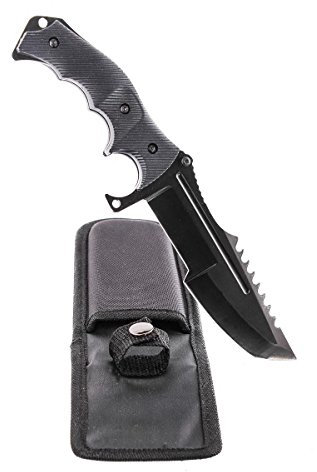 CSGO Huntsman Knife - Night Mini - Trainer CSGO Knife Skin Counter-Strike Trainingsmesser Übungsmesser Jagdmesser - Bundle - Ariknives