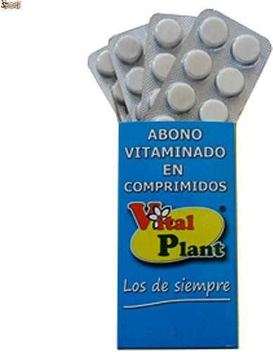 BricoLoco.com Abono vitaminado en comprimidos concentrado. Pack 20 Pastillas fertilizantes NPK para plantas y árboles. Enraizante. Mucho más seguro, fácil y limpio que líquido (20)