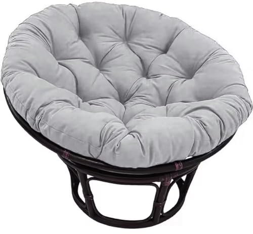COITROZR Hängesessel Kissen 40 cm Outdoor - Stuhlkissen Papasansessel Sitzkissen Gartenmöbel Polster Hängekorb Sitzpolster Dicke Sitzauflagen für Rattanmöbel und Gartenstuhl Rund Papasansessel Kissen