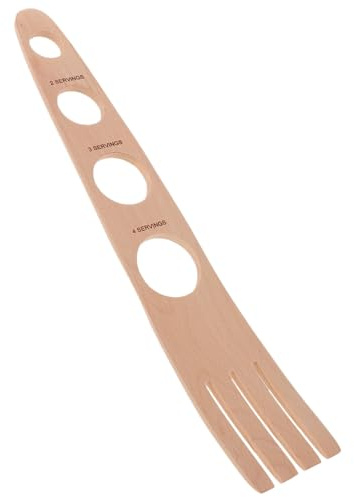 IMIKEYA Regla Medidora de Espaguetis de Madera con Orificios Utensilio para Medir Porciones de Pasta para Personas Herramienta Segura y Duradera para Chefs Domésticos