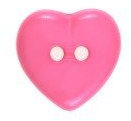 Dill-Knöpfe 4X Kinderknopf Herz -rosa -11mm-