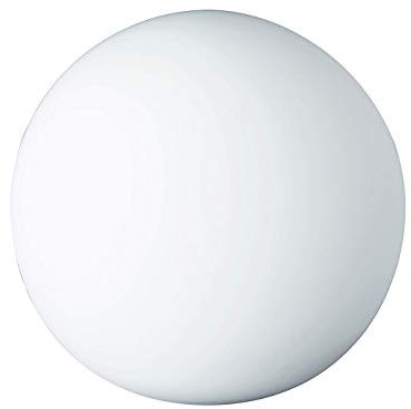 Kleine Glaskugel Tischleuchte Weiß Ø 20cm