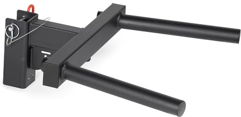 Titan Fitness Y-Dip Bar Fits X-3 Series Power Racks, Rack Mounted Dip Attachment, 550 LB Capacity, Dip Bar Station for Tricep Dips, Bodyweight Training, Calisthenics, Squat Rack