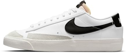 Nike Blazer Low '77, Scarpe da Basket Donna, White/Black-Sail-White, 36.5 EU