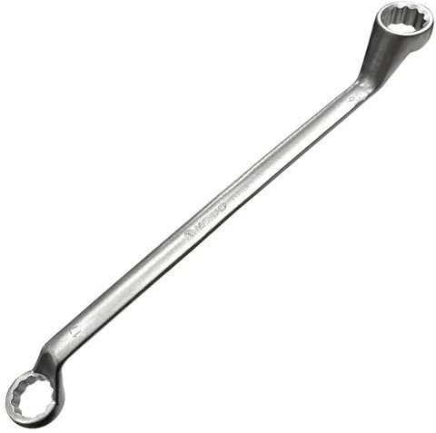 WEDO Clé annulaire décalée - 17x19mm,Clé à œil contre coudée,non magnétique,Longue 280mm,résistante à la corrosion