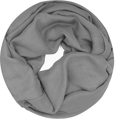 Glamexx24 Loop Schal Damen Schlauchschal Unifarbener Rundschal Halstuch für Frühling, Sommer, Herbst, Winter