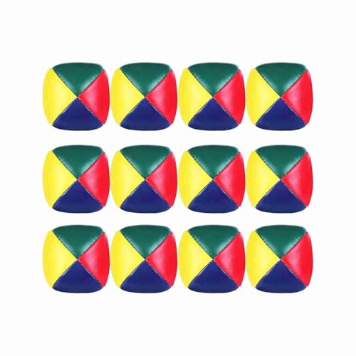 Soft Juggling Balls Pelotas Malabares, 12 Piezas Mini Bolas Malabares para Principiantes Niños Adultos Multicol