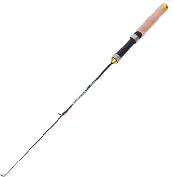 TOYANDONA Pocket Telescopic Fishing Rod, 25.6 Inch Carbon Mini Ultra-Light Ice Fishing Rod Cork Handle, Travel Fishing Pole for Saltwater Freshwater Fishing Gifts for Man