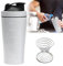 Shaker proteico in acciaio inox da 750 ml: shaker shaker, shaker in acciaio inox, shaker per proteine in acciaio inox, shaker per fitness, shaker per proteine e frullati di proteine in acciaio inox