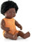 Miniland Muñeca Africana, 38cm, Artesanal, con Aroma. Muñecos inclusivos. Diversidad. Colourful Edition.