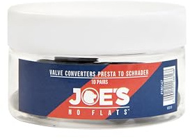 JOES PRESTA TO SCHRADER VALVE CONVERTERS (PACK 10 PAIRS)