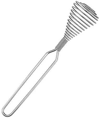 Knadgbft 1 fouet à spirale à ressort - Fouet à crème - Batteur à œufs - Mélangeur à main en acier inoxydable - Accessoires pour mélanger