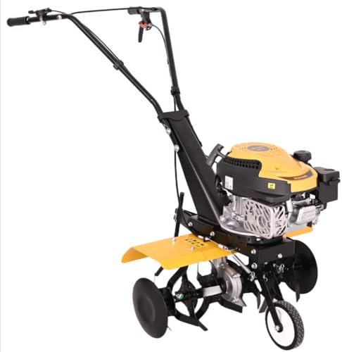 Nemura Motobineuse Thermique 80cm3 - Largeur de Coupe 56 cm - Performante, Légère et Maniable - Moteur 4 Temps - Marche Avant Simple - Qualité Professionnelle - Marque Française