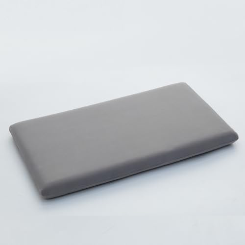 DSAoTeng Almohada de espuma viscoelástica refrescante, almohada ergonómica ultrafina para el cuello, cojín ortopédico suave de perfil bajo con funda extraíble para dormir boca arriba, oficina, coche