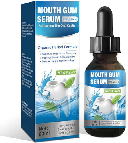 Gum Repair Drops, Verbessert effektiv Zahnfleischrückgang, lindert Rötungen und Entzündungen, Fördert die Regeneration des Zahnfleisches, Sorgt für lang anhaltenden frischen Atem, 60 ml