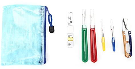 Generic Seam Ripper Set Slitstark Färgglad Trådborttagare Praktisk för Att Sy Broderi Quiltning 5-delat Rostfritt Stål
