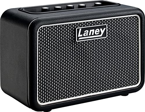 Laney MINI-STB-SUPERG Bluetooth Battery Powered Guitar Amp with Smartphone Interface - 6W - Supergroup edition