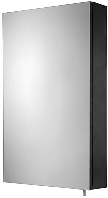 Croydex Dawley 67 x 40cm Black Bathroom Wall Cabinet - No Assembly Required