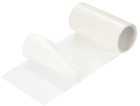 sourcing map Inflatable Patch Repair Kit 4 in x 5 Ft,TPU Pool Patches Repair Tape for Air Mattress, Bounce House, Swimming Pool, Transparent