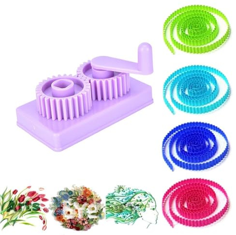 Crimpatrice per quilling di carta - Formatrice d'onda di scorrimento della carta | Strumento artistico fai da te con imbottitura in carta per crimpare | Macchine piegatrici di carta | Crimpatrice
