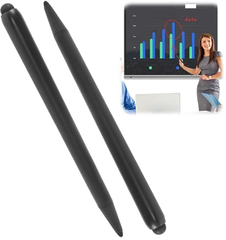 Stylus Pens for Touch Screen, 2pcs Whiteboard Capacitive Pen Universal Electronic Screen Touch Pen Interactive Digital Stylus ABS for Lectures Conferences Training Exhibition Halls (Not for Laptops)