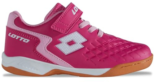 Lotto Dasher T - Sneaker Unisex per Bambini, Taglia 38, Colore: Rosa/Rosa, Rosa - Pink Rose, 38 EU