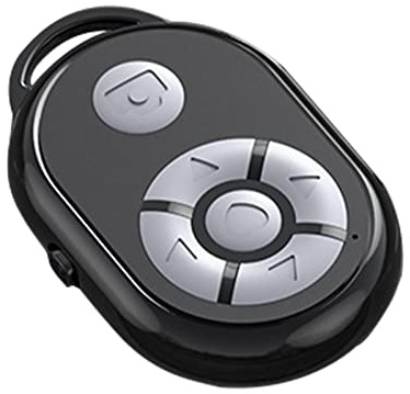 Telecomando per fotocamera – ABS wireless per otturatore della fotocamera, telecomando multifunzione, clicker per cellulare, smartphone e tablet