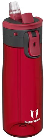 Sparrow Gourde Sport - TouchFlow Tritan Bouteille d'eau - 750ml - sans BPA - Gourdes Paille Convient pour Enfant, Adulte Sport, l'école, en Plein air