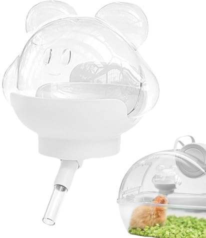 Dispensador de Agua para Hámster,Bebedero Magnético para Conejos y Roedores - Suministros para Mascotas 220 ml Antigoteo Accesorios para Jaulas de Roedores para Hámster Ratón Chinchilla Conejo