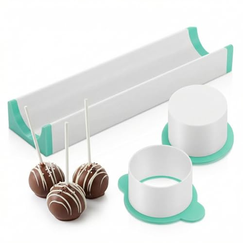 Kreises Cake Pops Maker Set mit Tablett – Cake Pops Kreis Maker für Leckereien, Cake Pops Kit, Backformen für Desserts