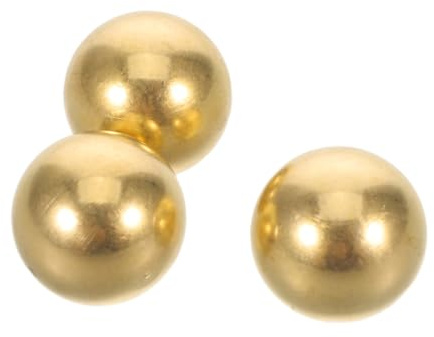 BESPORTBLE 3pcs Brass Bird Bath Ball for Outdoor Birdbath Cleaner Brass Disk Bowl Cleaning Balls Water Purifier