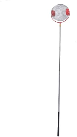 BAFOVY Nut Gatherer, Stainless Steel Fruit Collector for Apples Oranges and More, Efficient Rolling Acorn Picker for Garden and Orchard Use (S)